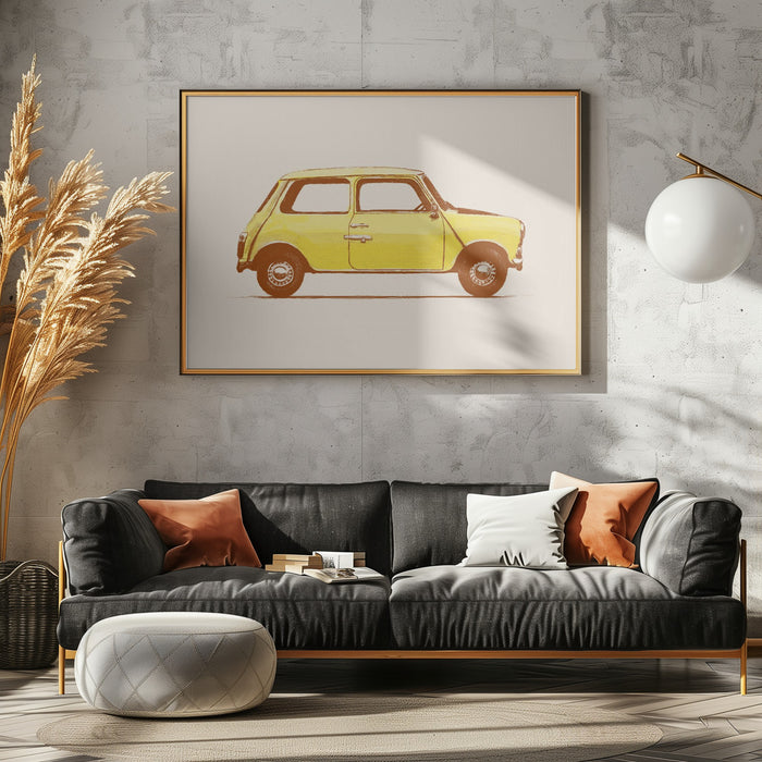 Mini Mr Beans Landscape Framed Art