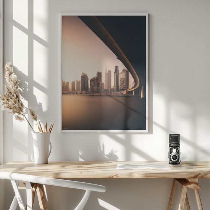 Dubai Business Bay Framed Art Wall Decor