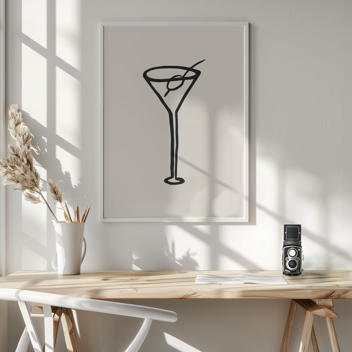 Shaken, Not Stirred Framed Art Wall Decor