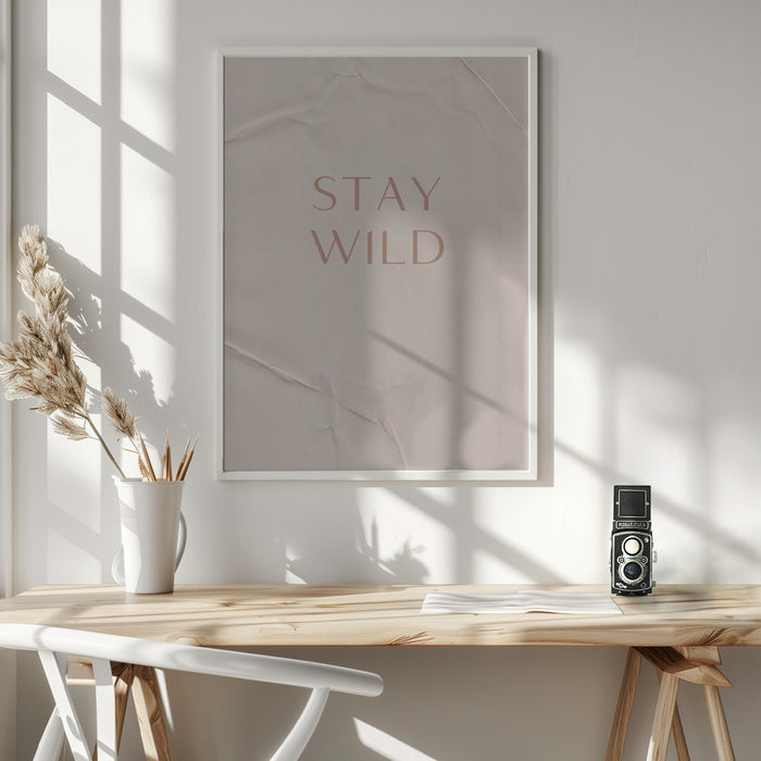 Stay Wild Framed Art Wall Decor