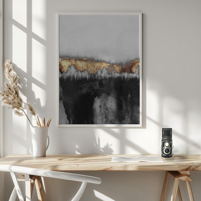 Gloomy Framed Art Modern Wall Decor