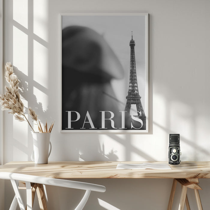 Paris Text 4 Framed Art Wall Decor