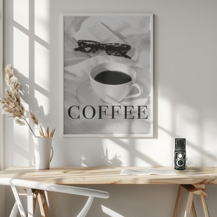 Coffee in Bed Framed Art Wall Decor