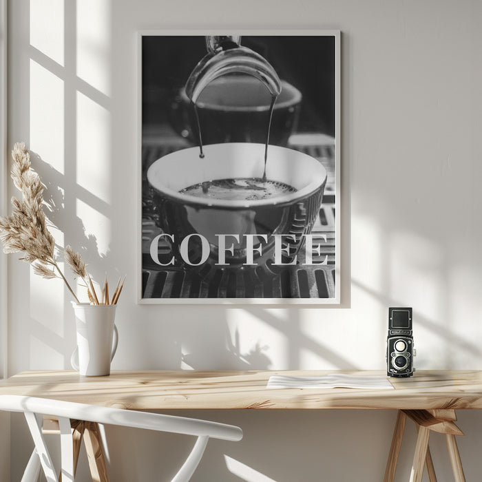 Coffee Text 2 Framed Art Wall Decor