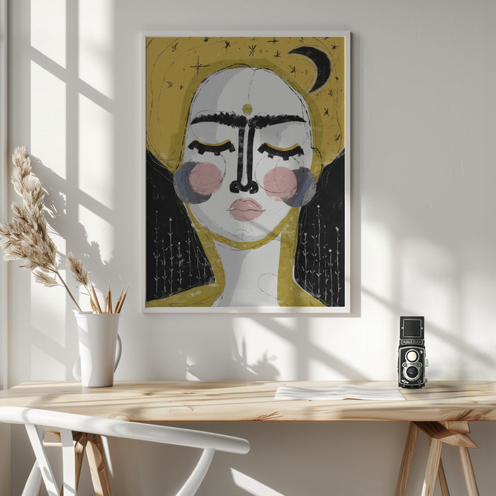 The Goddess Of The Night Framed Art Wall Decor