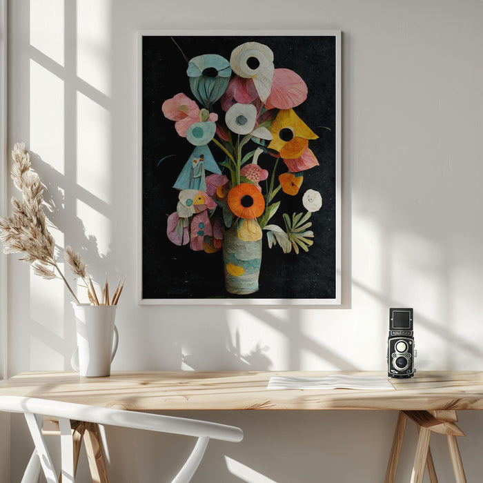 Les Fleurs Framed Art Wall Decor