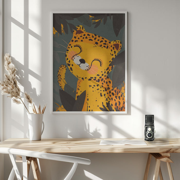 Little Leo Framed Art Wall Decor