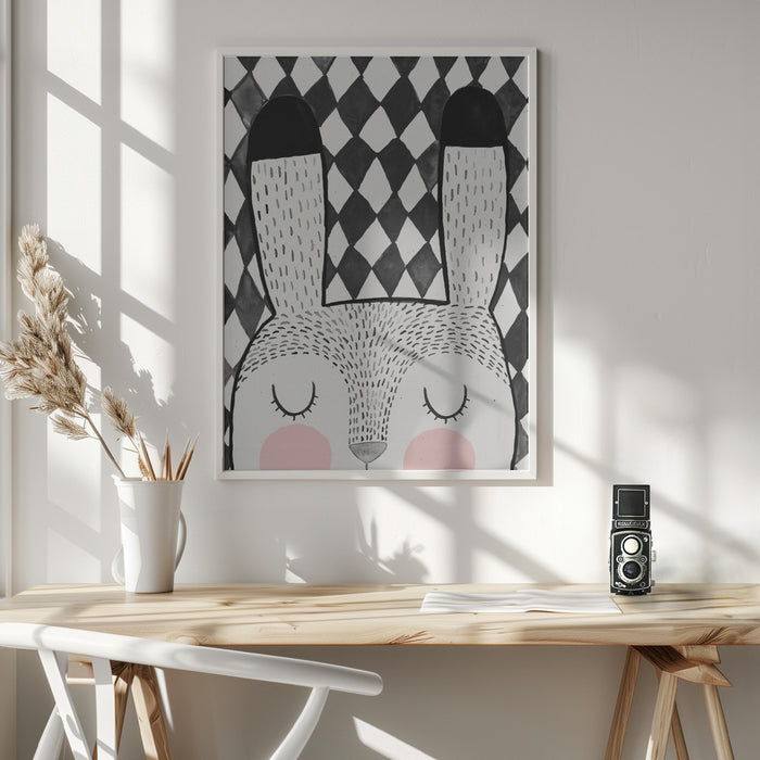 Bunny Framed Art Wall Decor