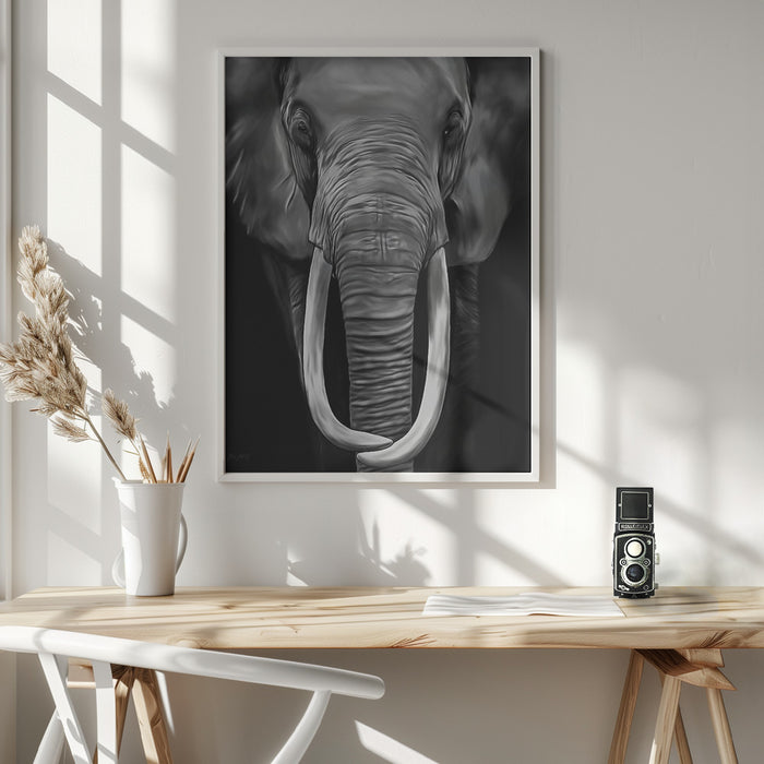 Loxodonta Framed Art Wall Decor