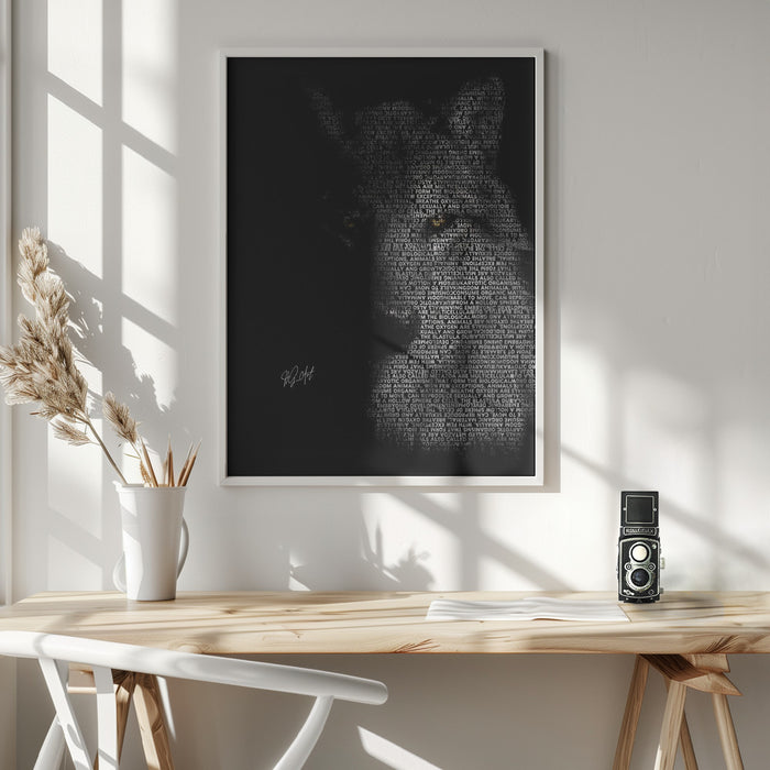 Wolf Framed Art Wall Decor