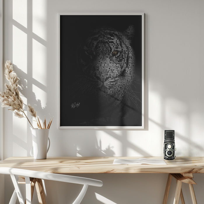 The Tiger Framed Art Wall Decor