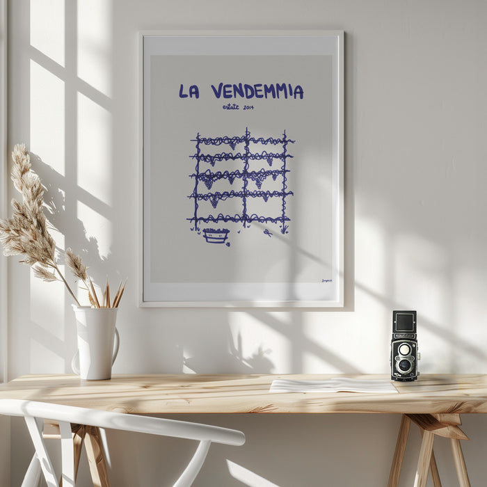 La vendemmia Framed Art Wall Decor