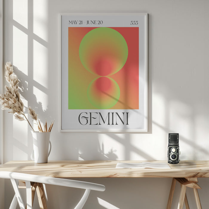 Gemini Framed Art Wall Decor