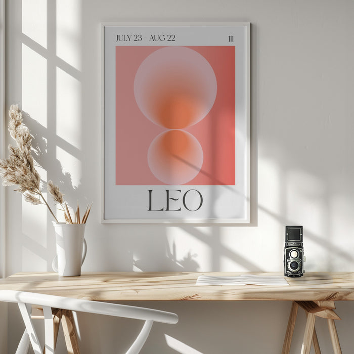 Leo Framed Art Wall Decor