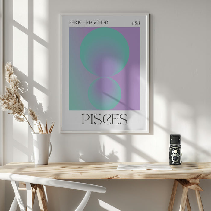 Pisces Framed Art Wall Decor