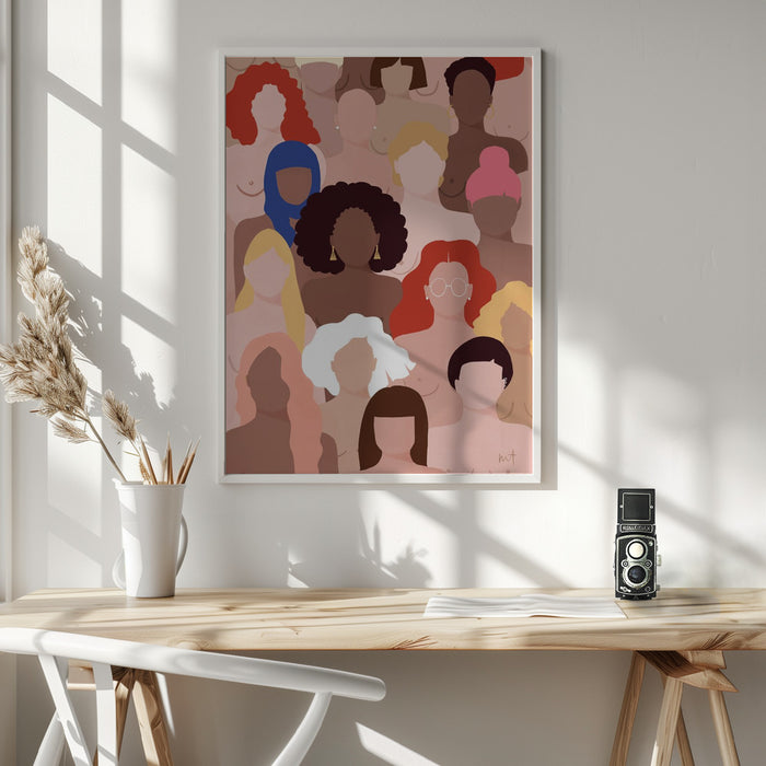 Who run the world Framed Art Wall Decor