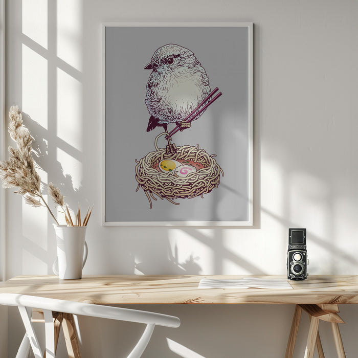 budget ramen Framed Art Wall Decor