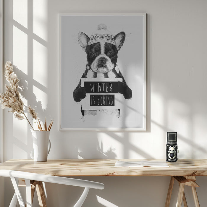 Winter is boring Framed Art Wall Decor