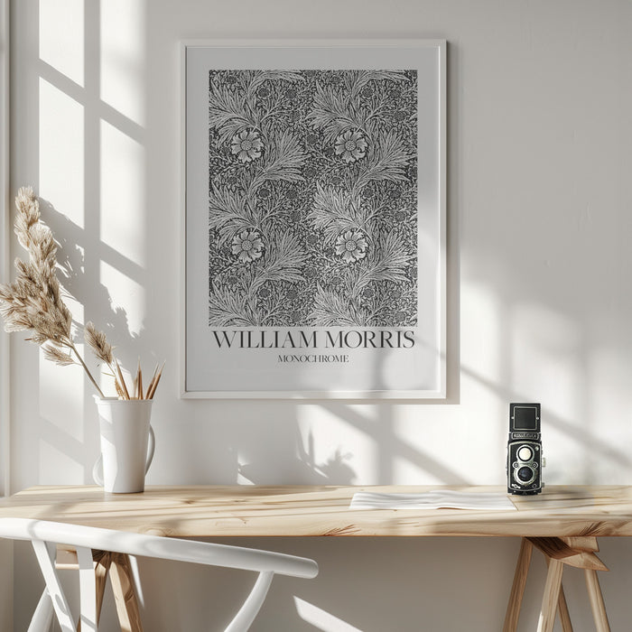 Marigold Monochrome Framed Art Wall Decor