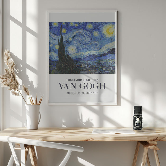 The Starry Night Framed Art Wall Decor