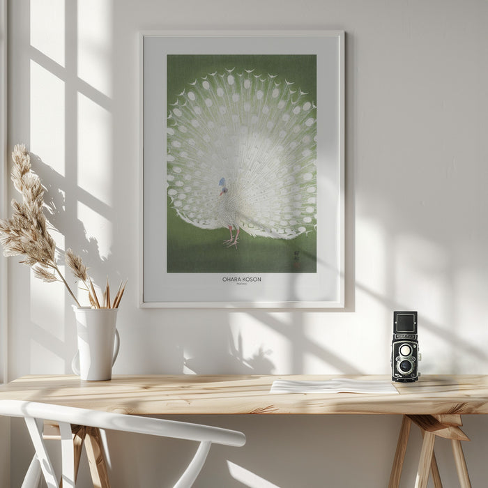 Peacock - Cropped Framed Art Wall Decor