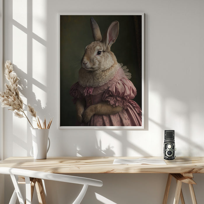 Mrs Bunny`s Daughter Framed Art Wall Decor