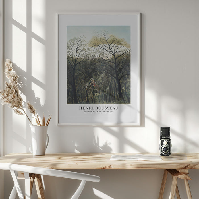 Rendezvous In The Forest Framed Art Wall Decor