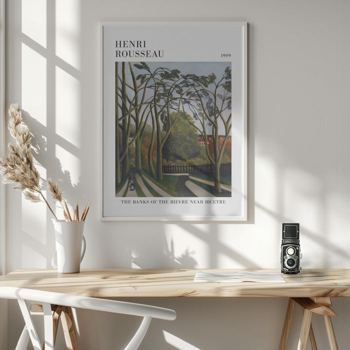 The Banks Of The Bier Near Bicetre Framed Art Wall Decor