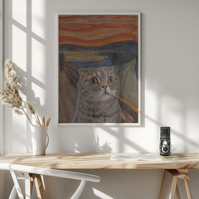 The Meow 03 Framed Art Wall Decor