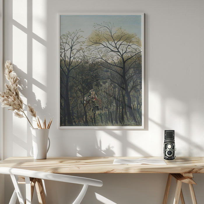 Rendezvous In The Forest Framed Art Wall Decor