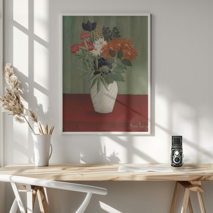 Bouquet De Fleurs Framed Art Wall Decor