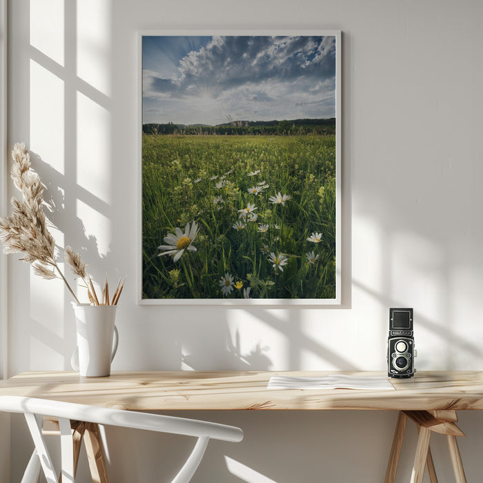 Flowering Meadow Framed Art Wall Decor