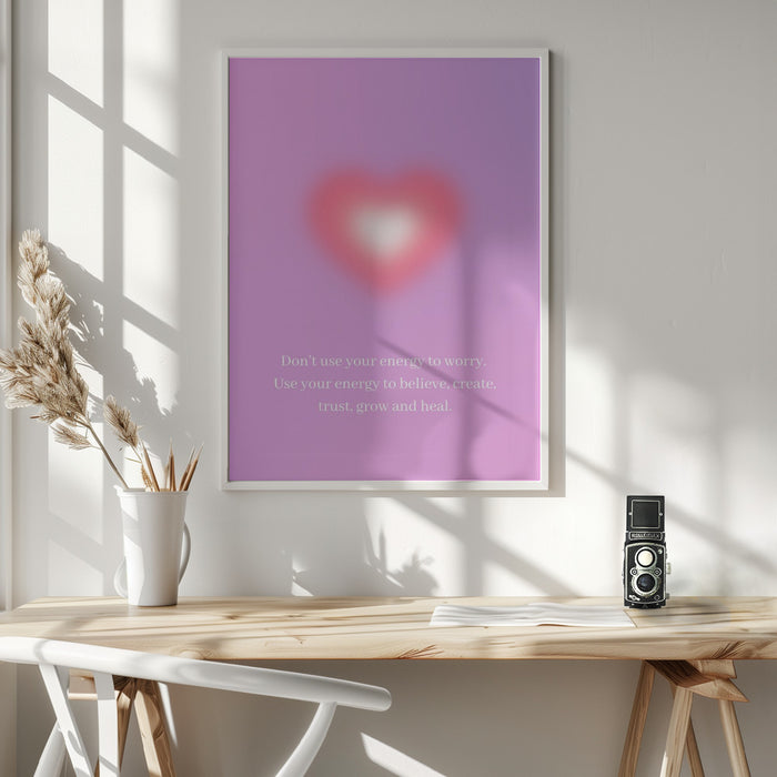 Motivational Aura Poster Framed Art Wall Decor