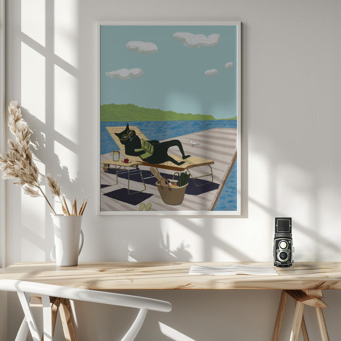 Summer Break Framed Art Wall Decor