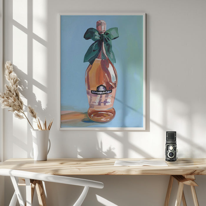 Rosé Framed Art Wall Decor