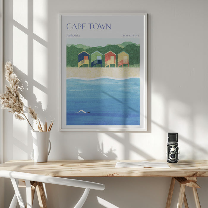 Cape Town, South Africa Framed Art Wall Decor