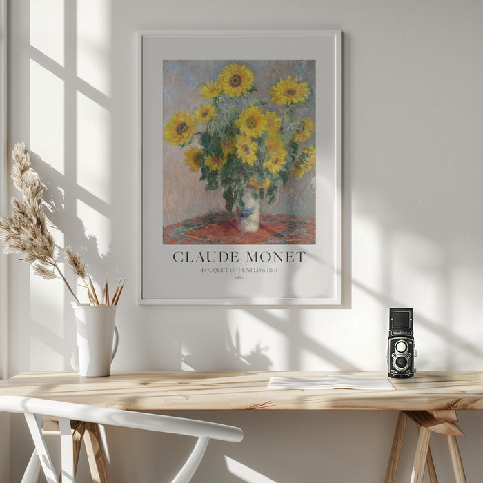 Bouquet Of Sunflowers Framed Art Wall Decor