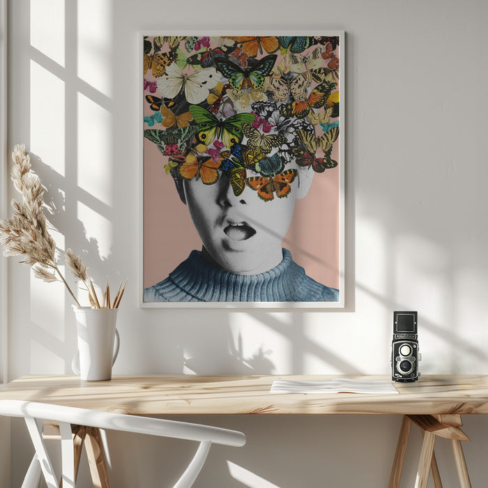 Twiggy surprise Framed Art Wall Decor