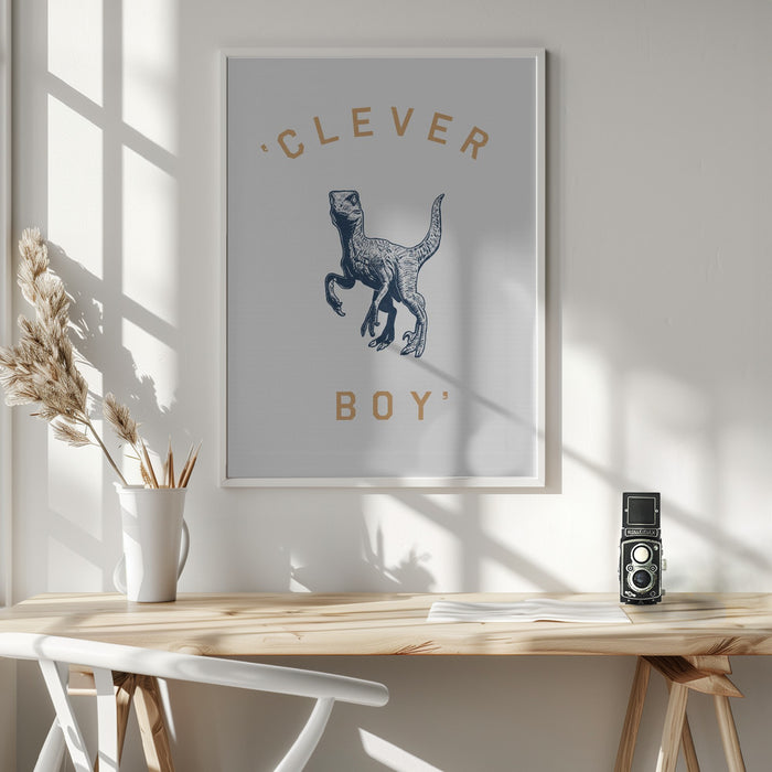 Clever Boy Framed Art Wall Decor