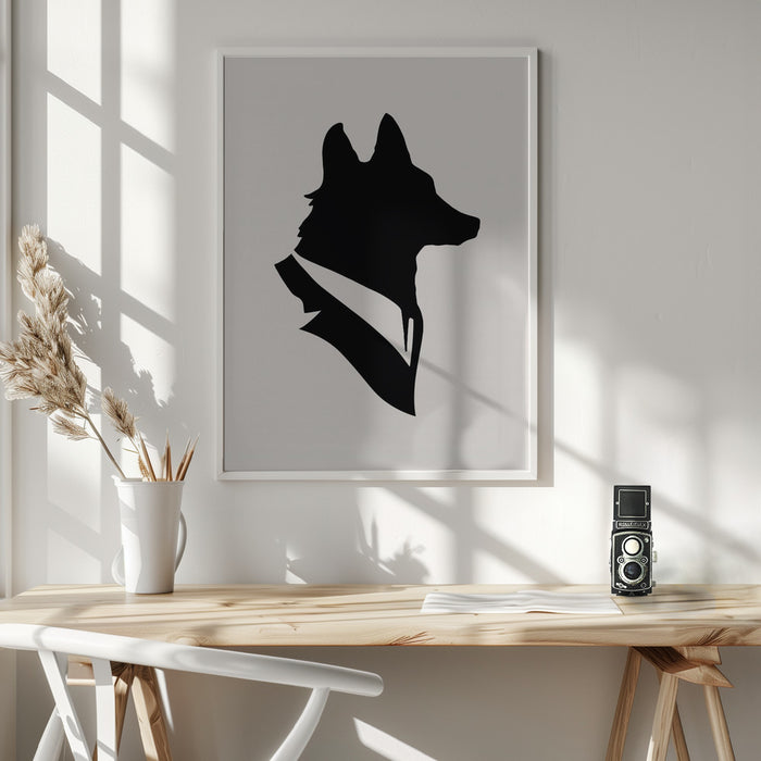 Monsieur Renard Framed Art Wall Decor