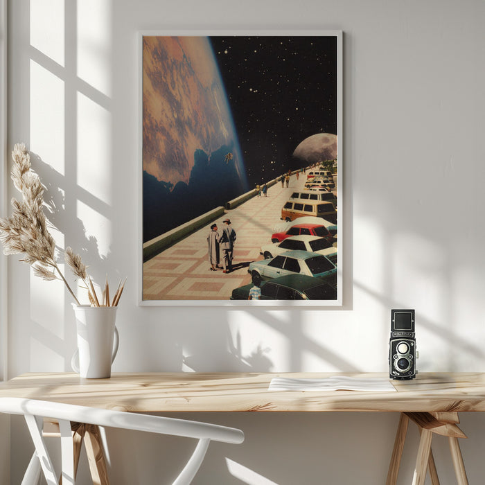 Space Promenade Framed Art Wall Decor