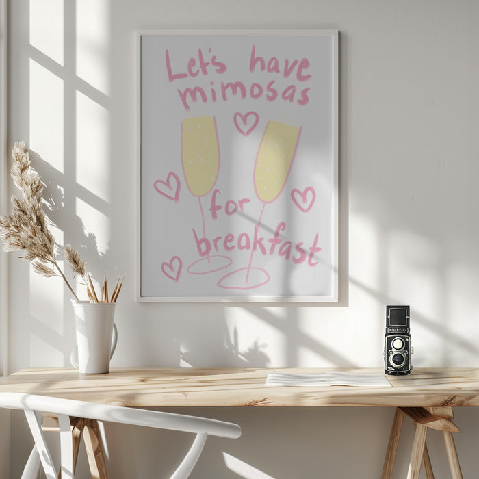 Mimosas Framed Art Wall Decor