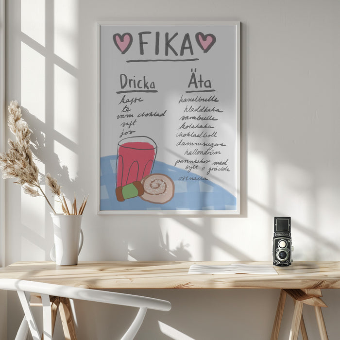 Fika Framed Art Wall Decor