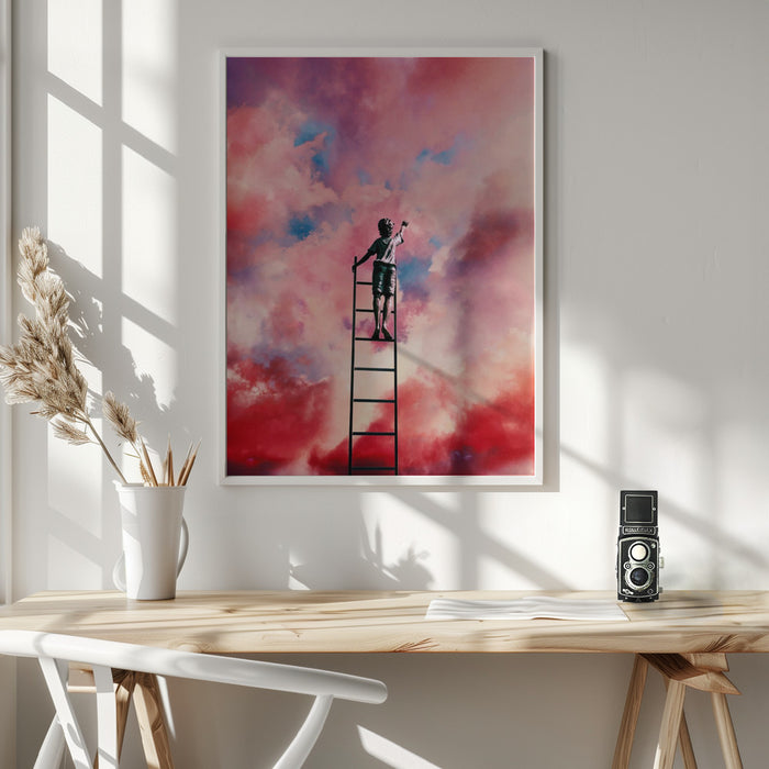 Cloud Painter Framed Art Wall Decor