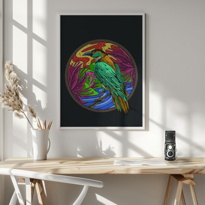 The Wise Crow Framed Art Wall Decor