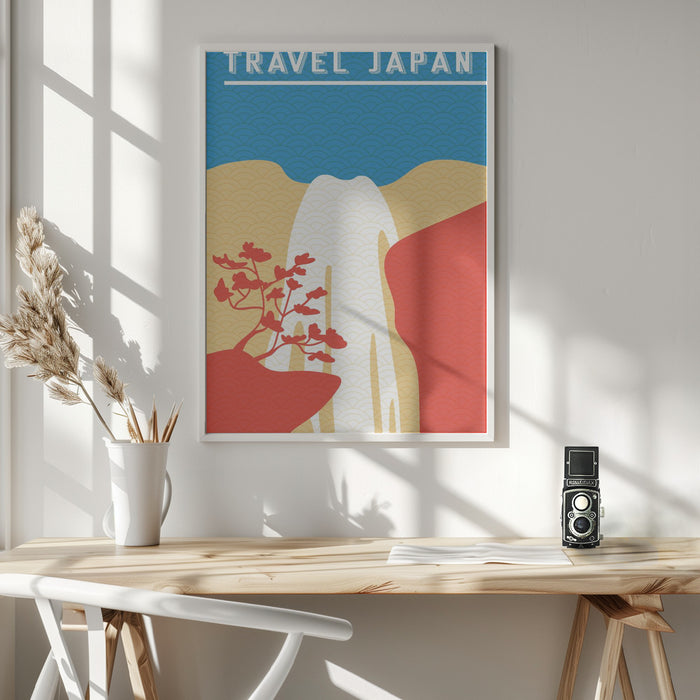 Traval Japan Minimilism I Framed Art Wall Decor