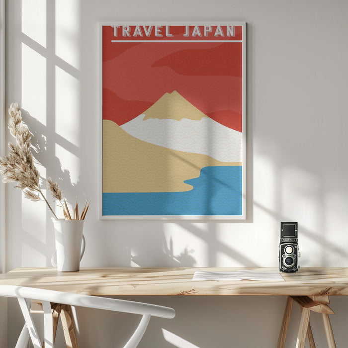 Traval Japan Minimilism Ii Framed Art Wall Decor