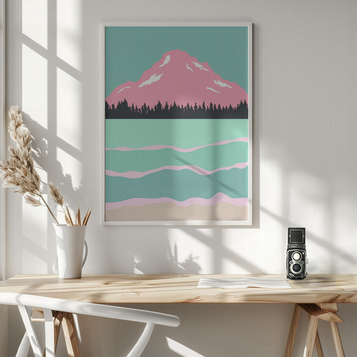 Minimal Mountains #1 Framed Art Wall Decor