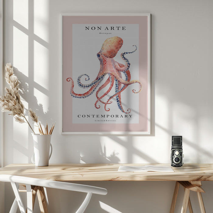 Non Arte Octopus Framed Art Wall Decor