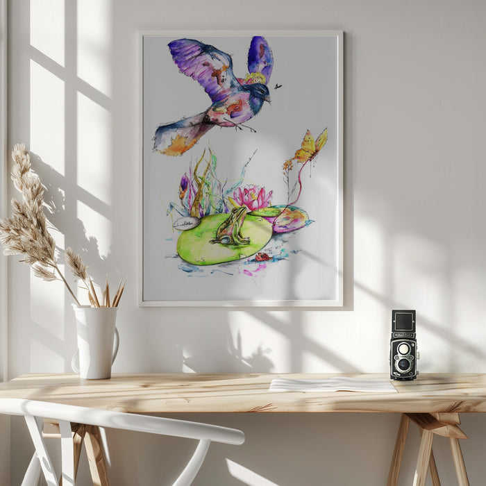 Thumbelina Framed Art Wall Decor